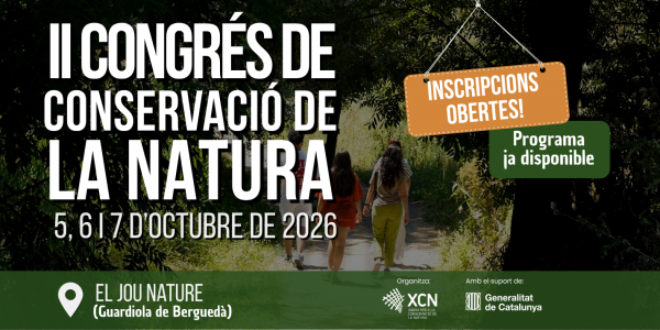 Obertes les inscripcions al 2n Congrés de Conservació de la Natura!