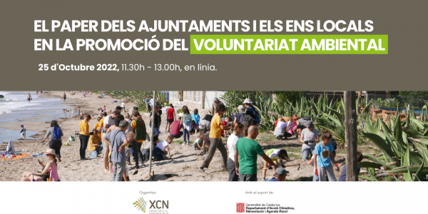 Participa a la jornada “El paper dels ajuntaments i els ens locals en la promoció del voluntariat ambiental”