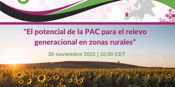 Conferència en línia: El potencial de la PAC per al relleu generacional a les zones rurals