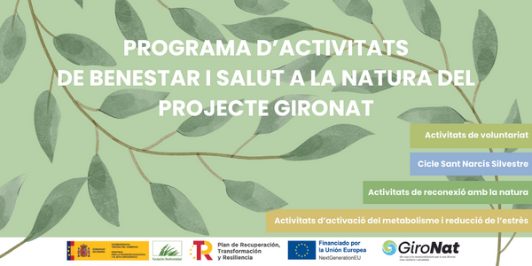 Participa en les activitats de Benestar i Salut a la Natura del projecte GiroNat!