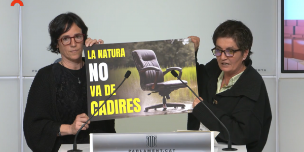 Suma’t a la campanya “La Natura NO va de cadires!”